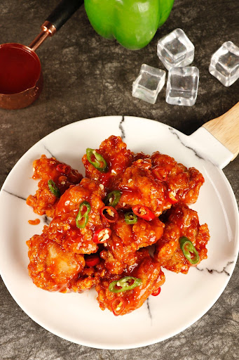 Ilustrasi Ayam Korea Pedas